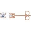 14K Rose .5 CTW Lab Grown Diamond Stud Earrings Ref 17058974