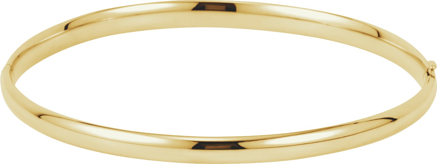 14K 4mm Hinged Bangle Bracelet Ref 880540