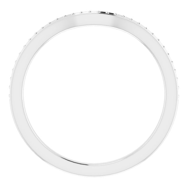 Band Mounting for 7 mm Asscher Ring view 2