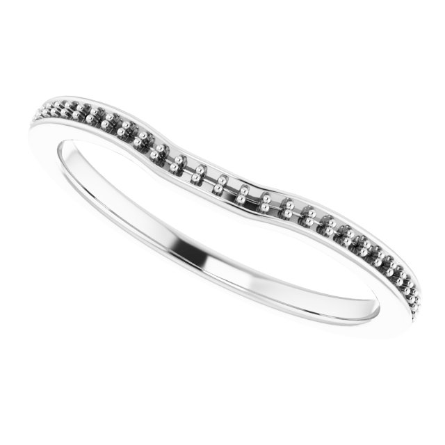 Band Mounting for 7 mm Asscher Ring view 5