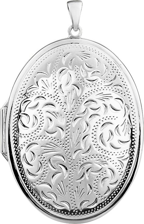 Sterling Silver Oval Locket