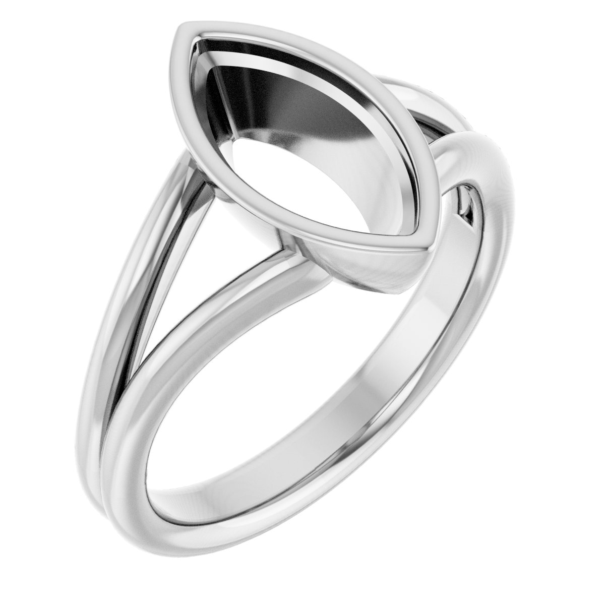 Bezel-Set Solitaire Engagement Ring