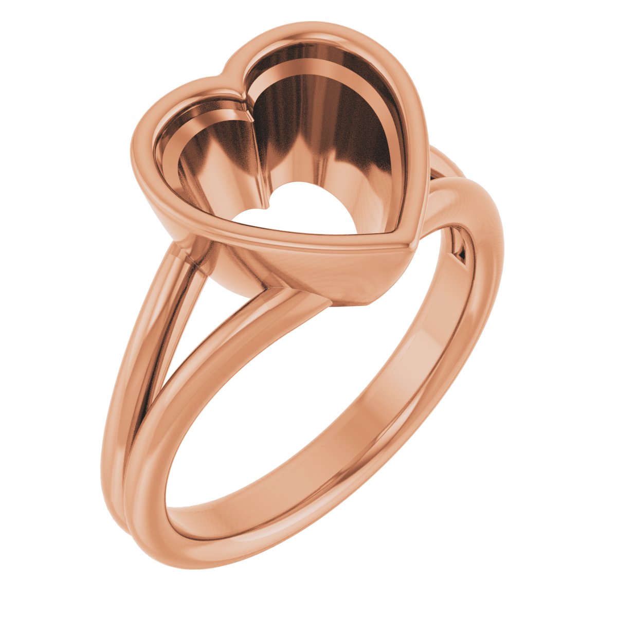 Bezel-Set Solitaire Engagement Ring