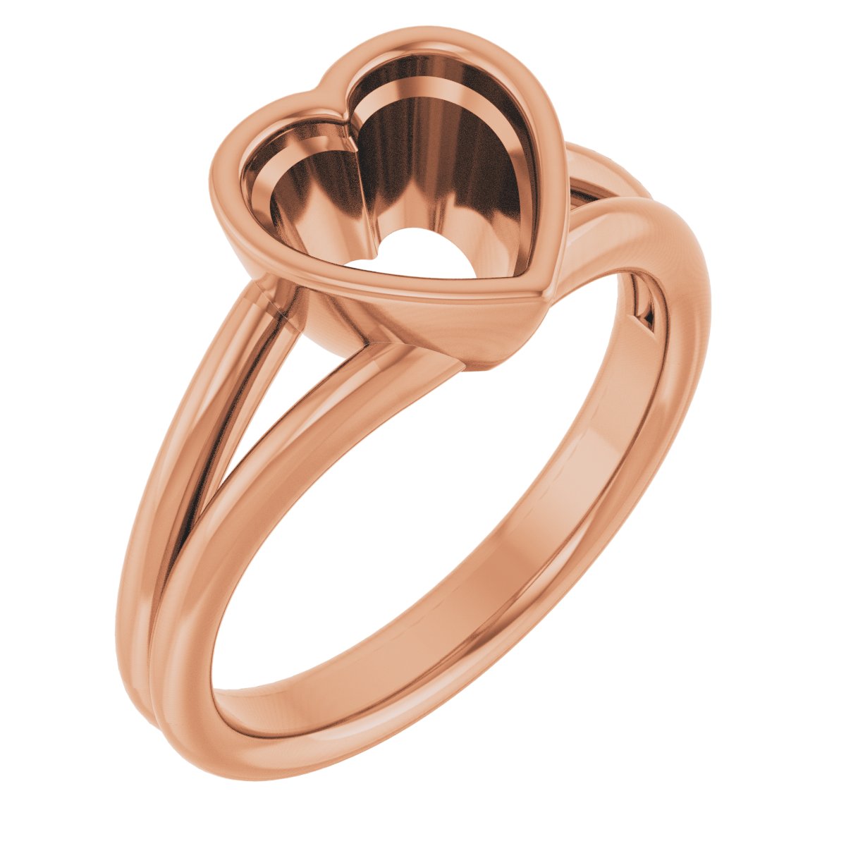 Bezel-Set Solitaire Engagement Ring
