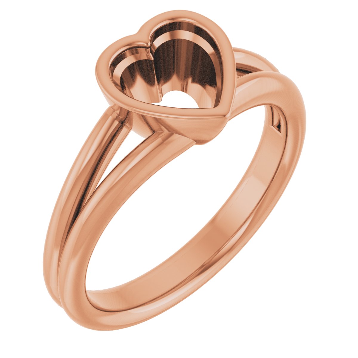 Bezel-Set Solitaire Engagement Ring