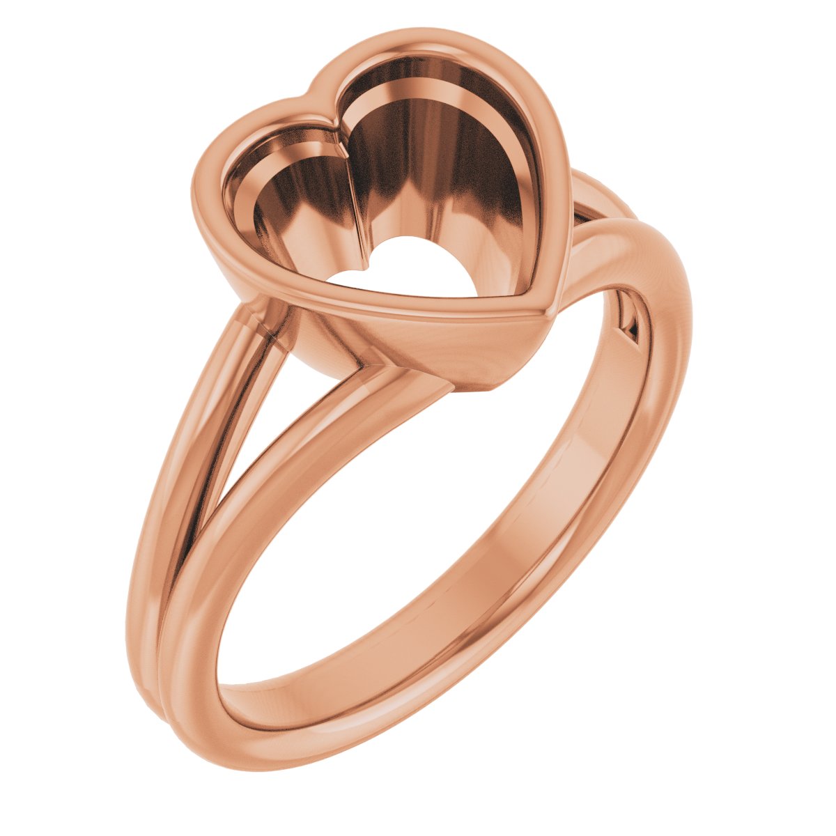 Bezel-Set Solitaire Engagement Ring