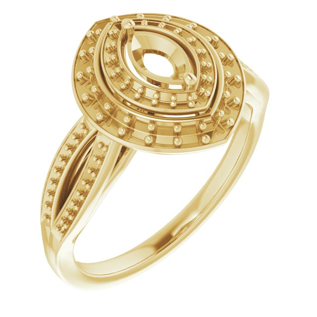 14k Yellow Gold