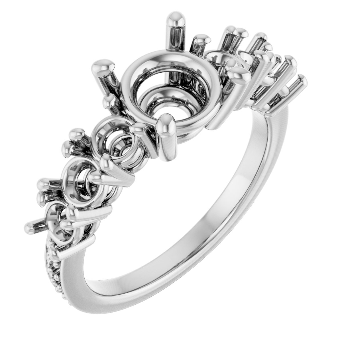 Accented Engagement Ring