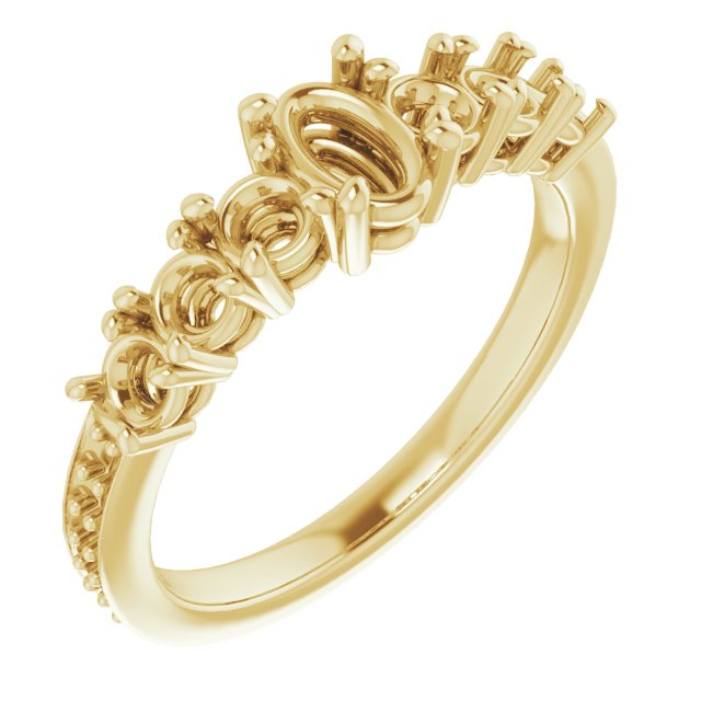 Accented Engagement Ring
