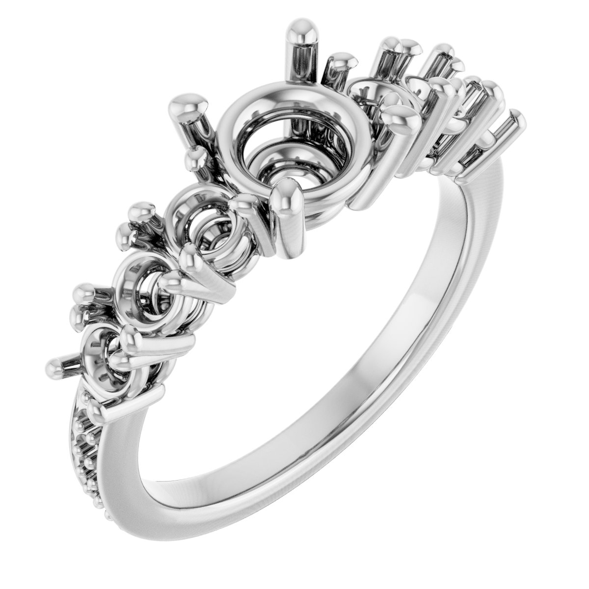Accented Engagement Ring