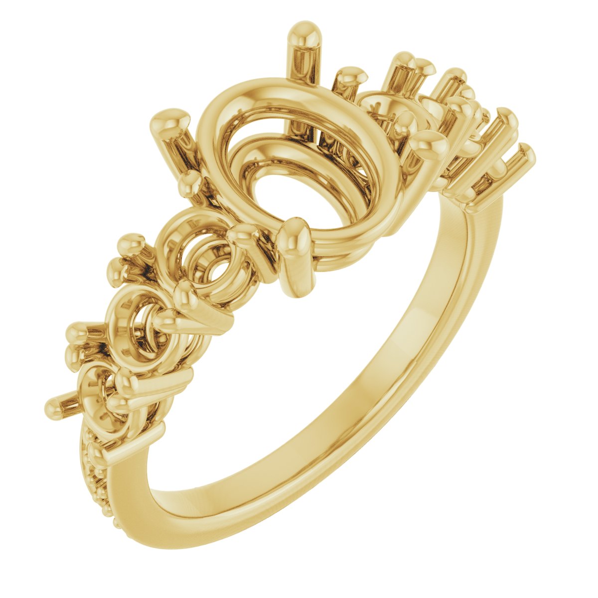 Accented Engagement Ring