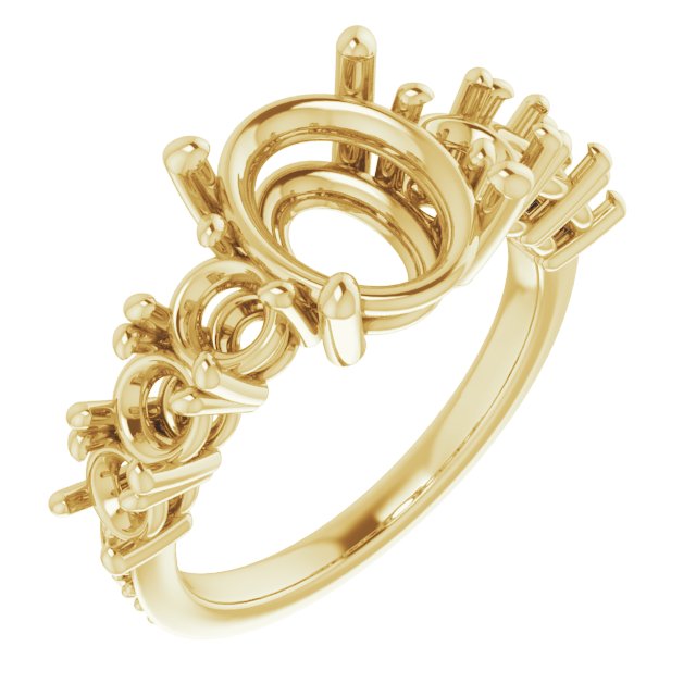 Accented Engagement Ring