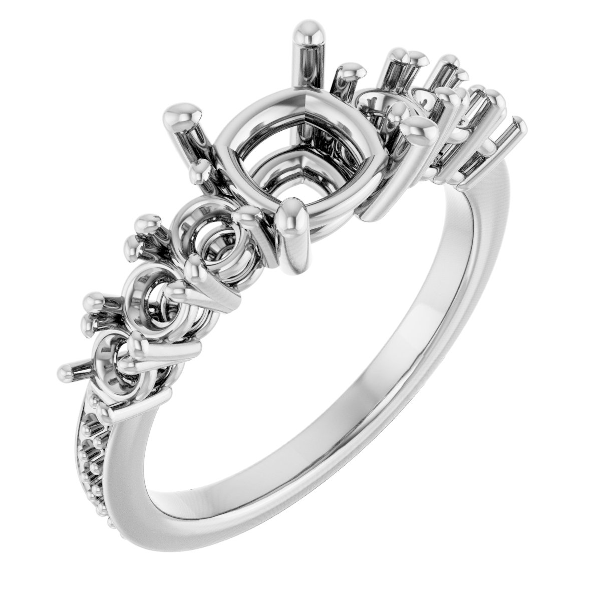 Accented Engagement Ring
