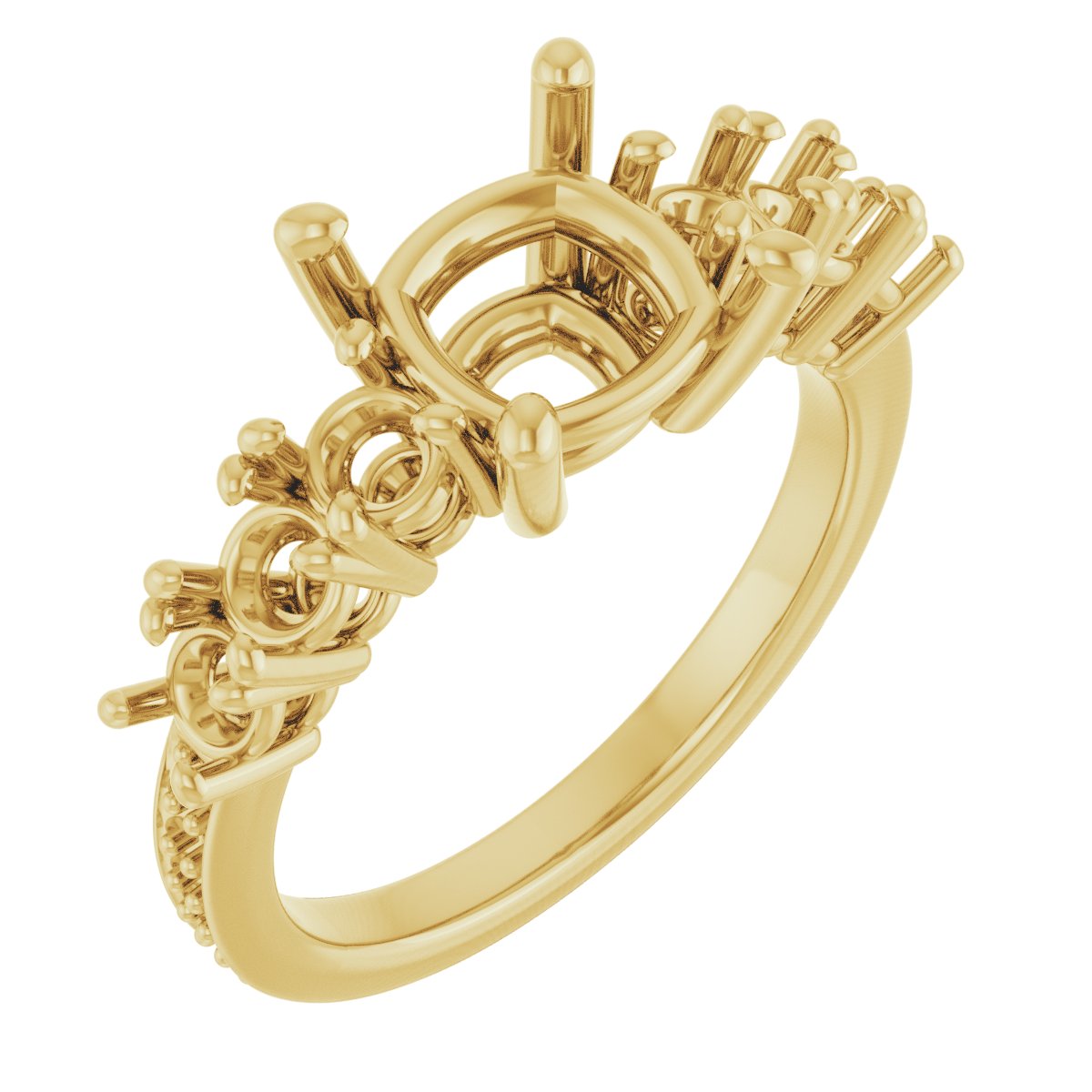 Accented Engagement Ring