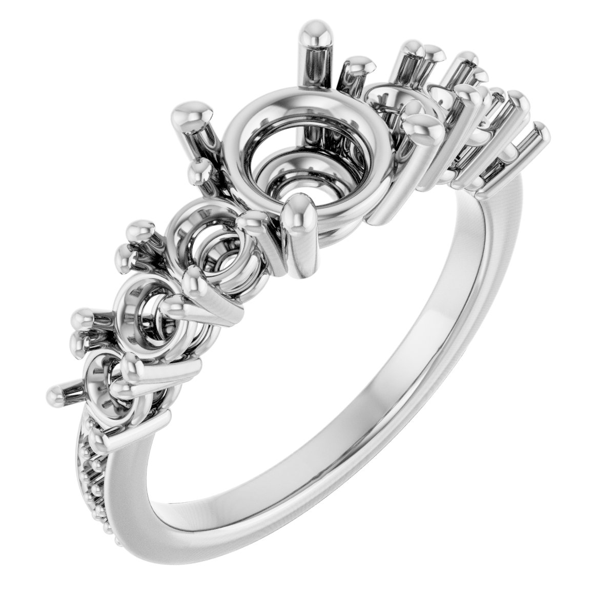 Accented Engagement Ring
