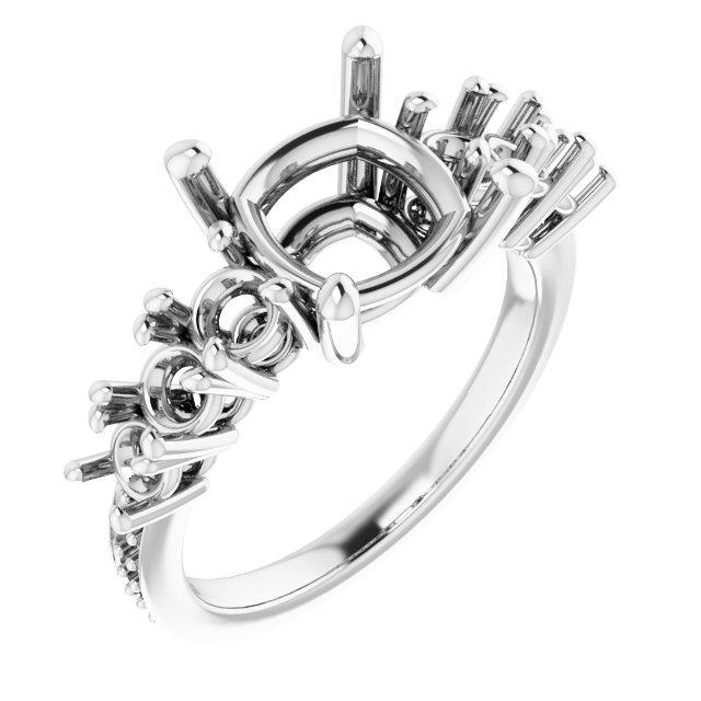 Accented Engagement Ring