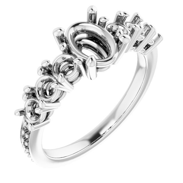 Accented Engagement Ring
