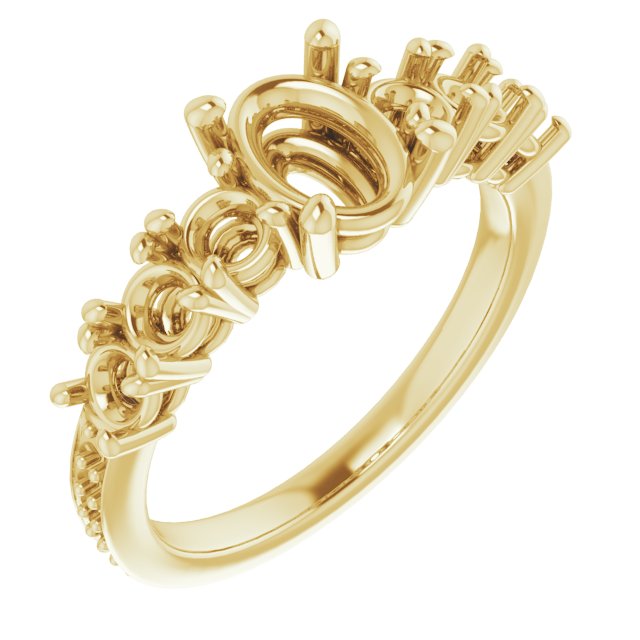 Accented Engagement Ring