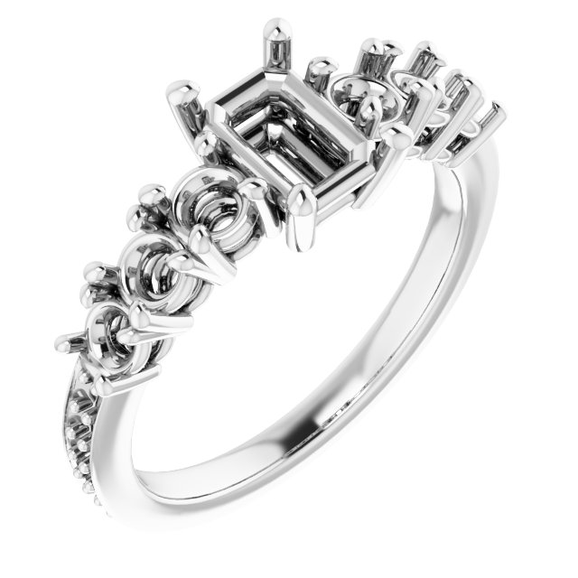 Accented Engagement Ring