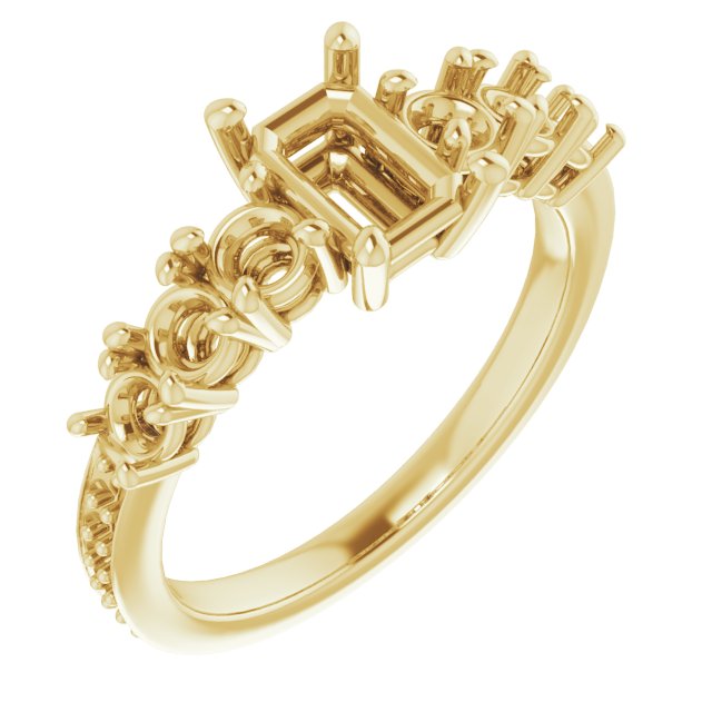 Accented Engagement Ring