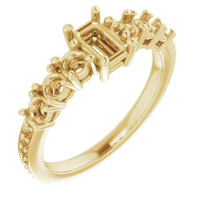 Accented Engagement Ring
