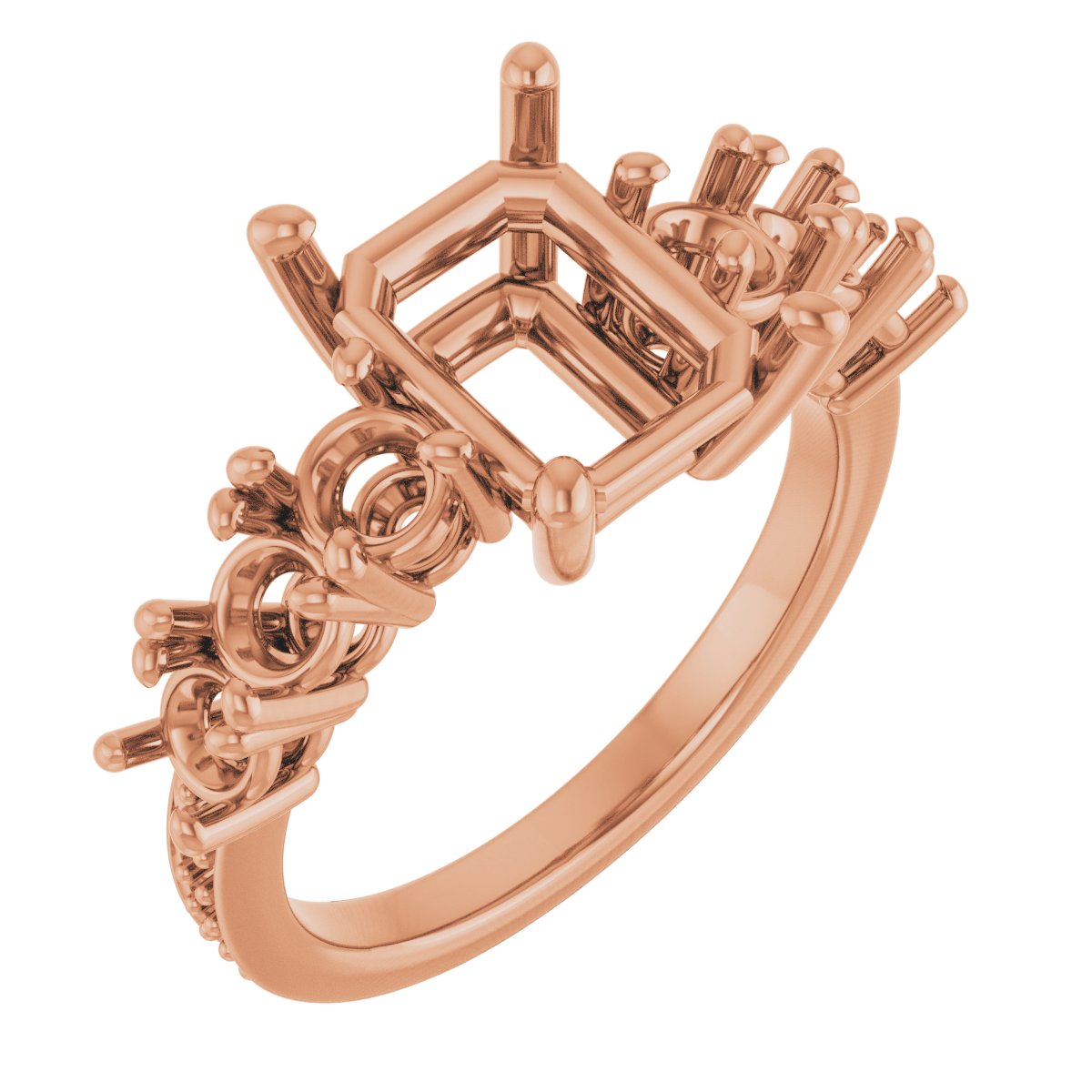 Accented Engagement Ring