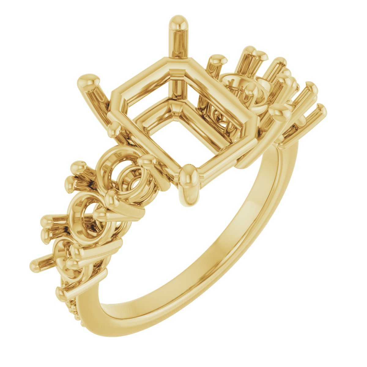 Accented Engagement Ring