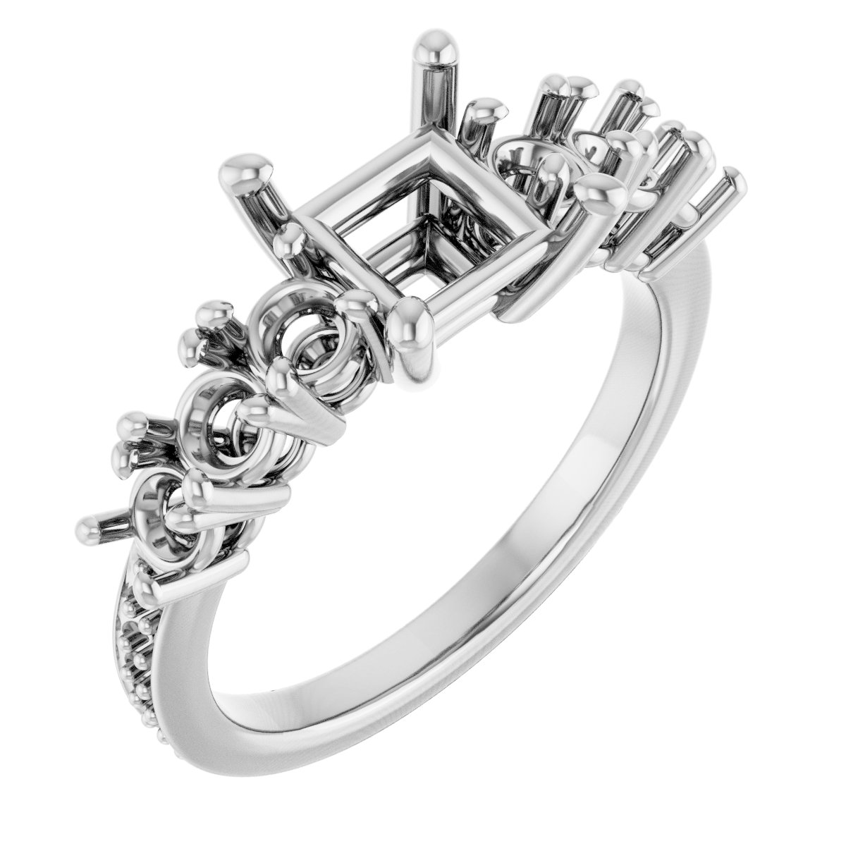 Accented Engagement Ring
