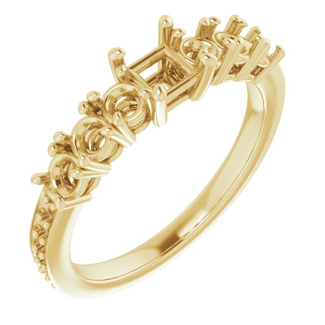 Accented Engagement Ring