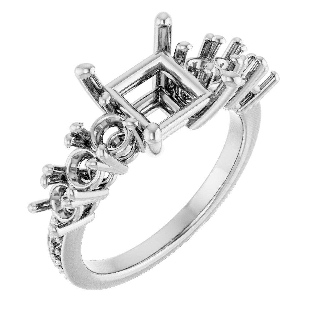 Accented Engagement Ring