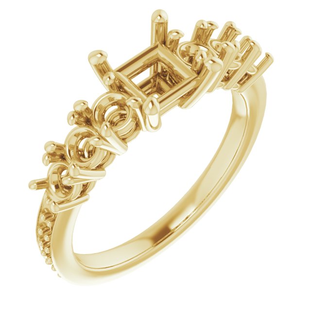 Accented Engagement Ring