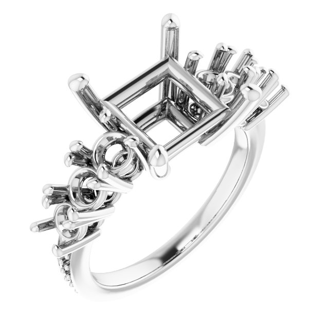 Accented Engagement Ring