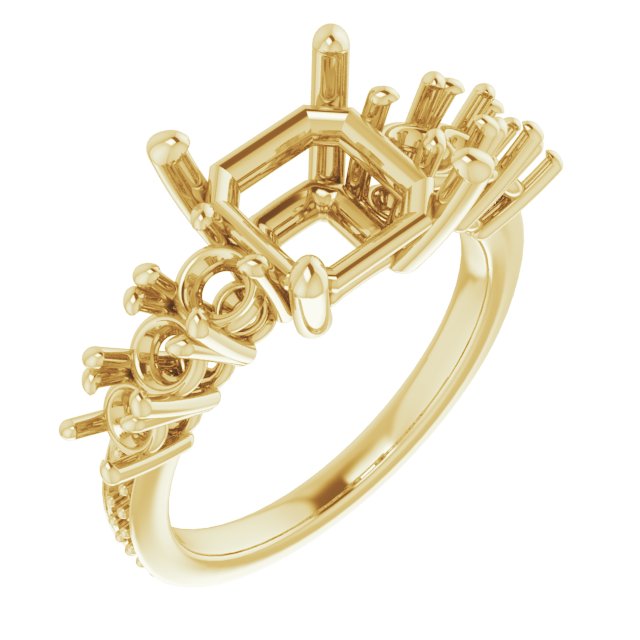 Accented Engagement Ring