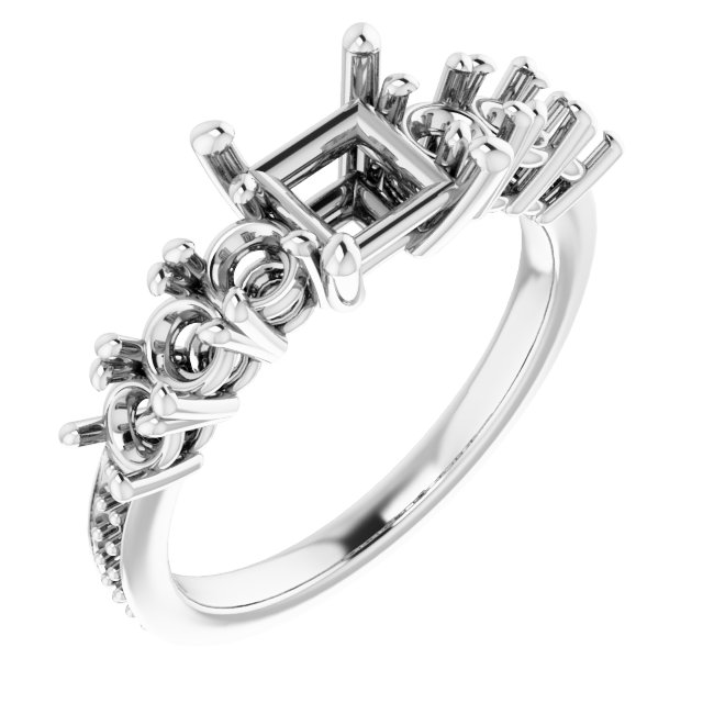 Accented Engagement Ring