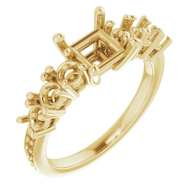 Accented Engagement Ring