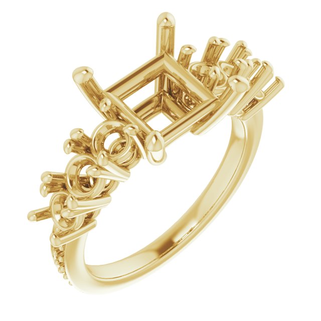 Accented Engagement Ring
