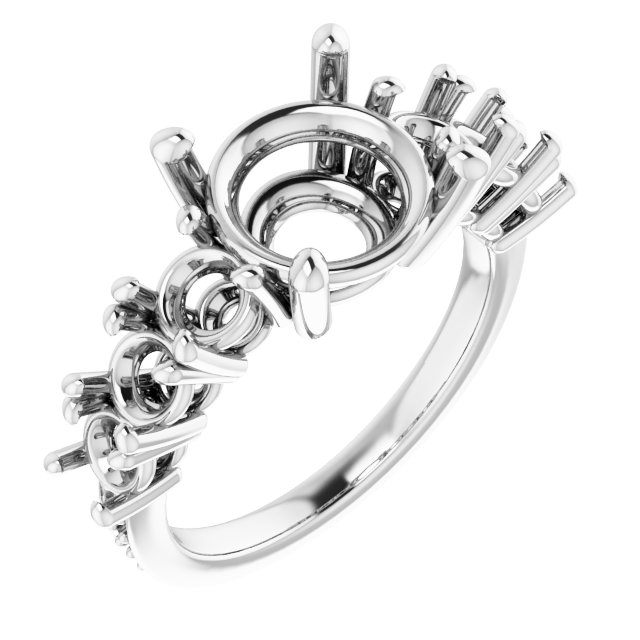 Accented Engagement Ring