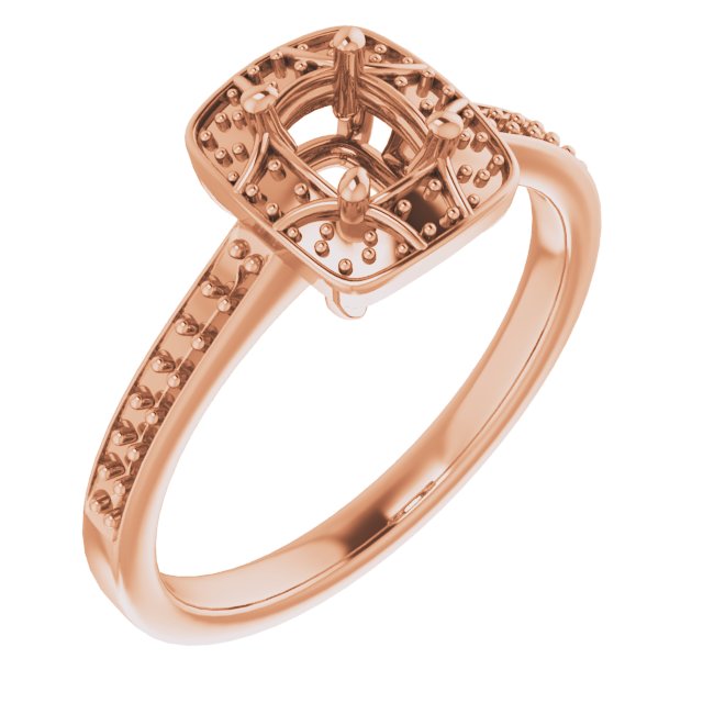 Halo-Style Sculptural Engagement Ring