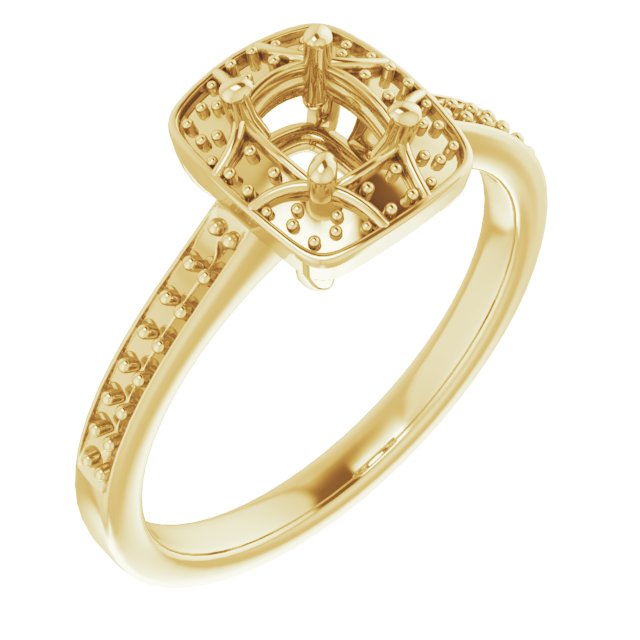 Halo-Style Sculptural Engagement Ring