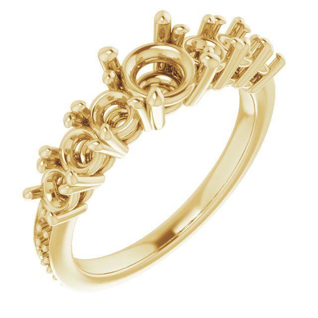 Accented Engagement Ring