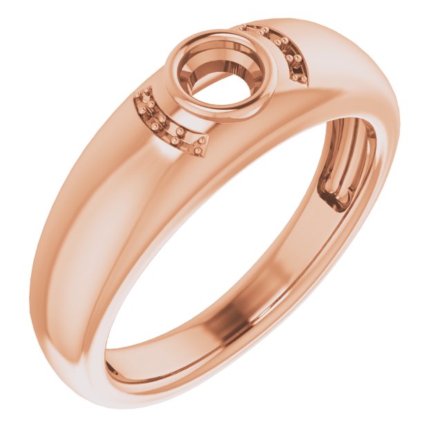 Accented Bezel-Set Ring