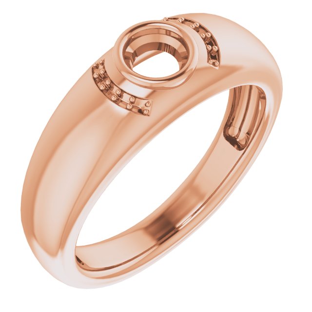 Accented Bezel-Set Ring