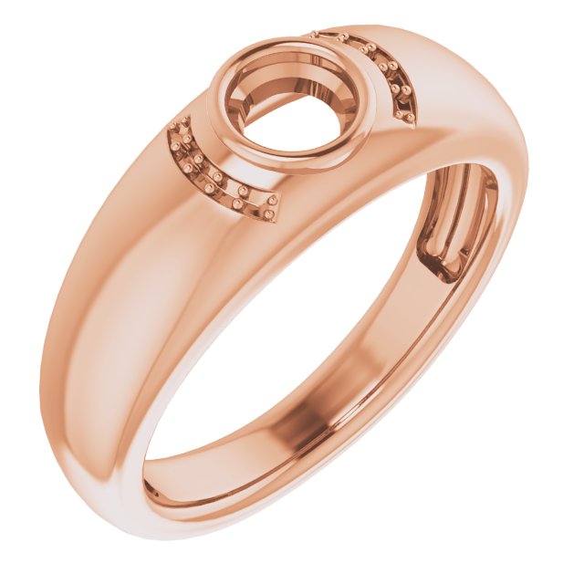 Accented Bezel-Set Ring