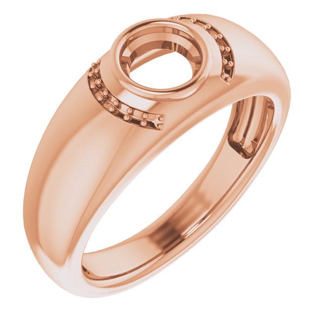 Accented Bezel-Set Ring