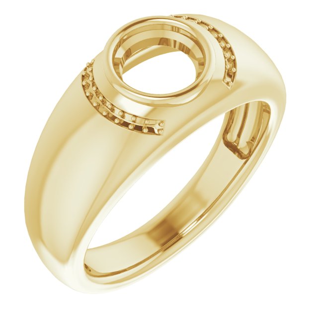Accented Bezel-Set Ring