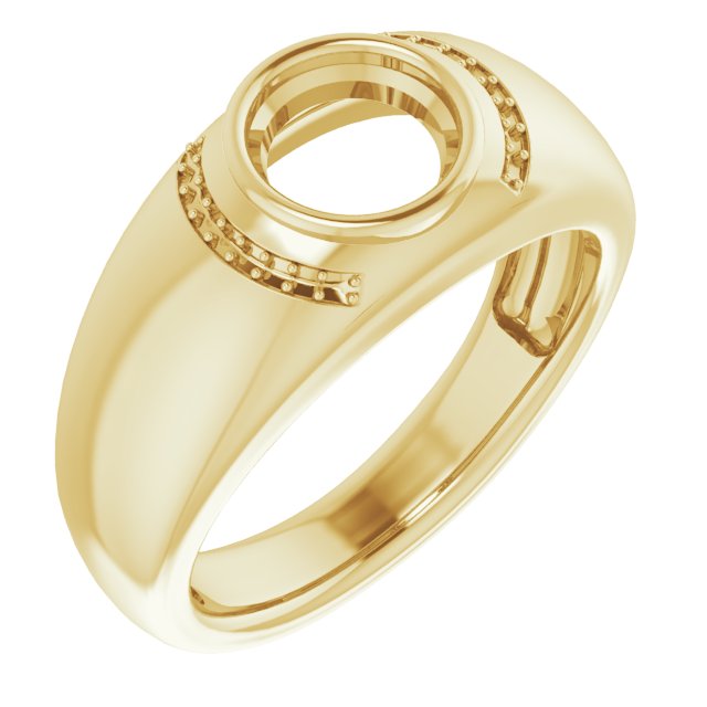 Accented Bezel-Set Ring