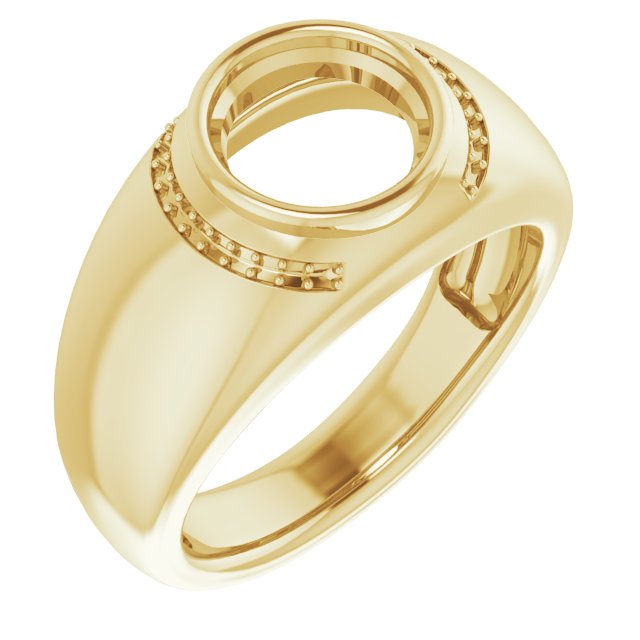 Accented Bezel-Set Ring