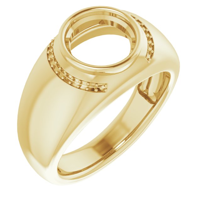 Accented Bezel-Set Ring