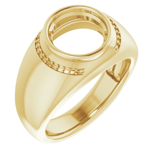 Accented Bezel-Set Ring