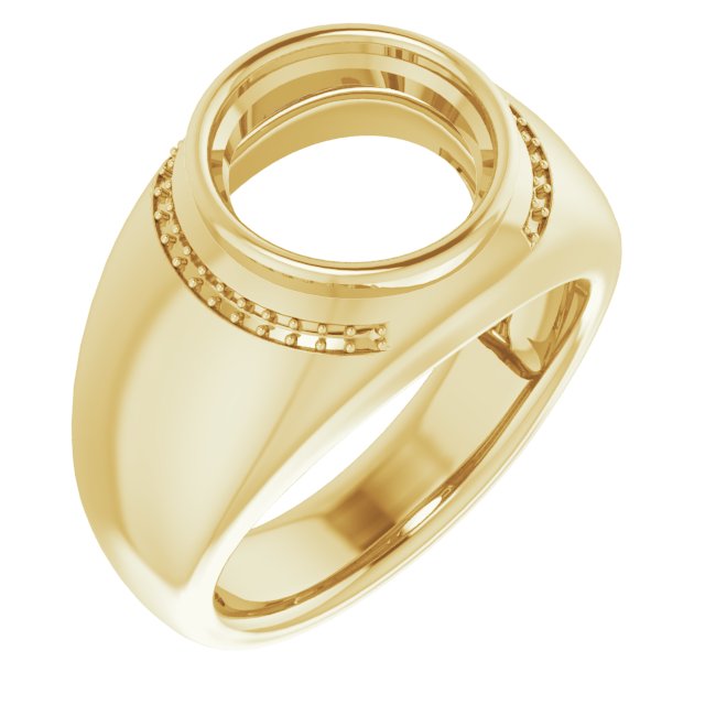 Accented Bezel-Set Ring
